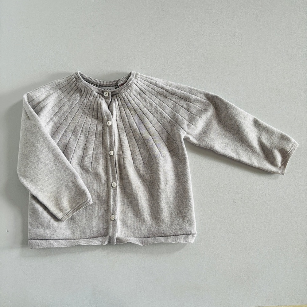 Zara Pleated Cardigan